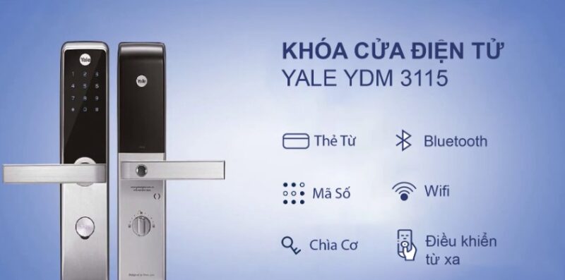 YDM3115A Khoa dien tu Yale YDM 3115A