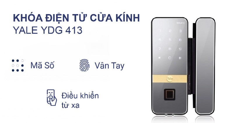 Yale YDG 413A Khoá Cửa Kính Yale YDG 413A