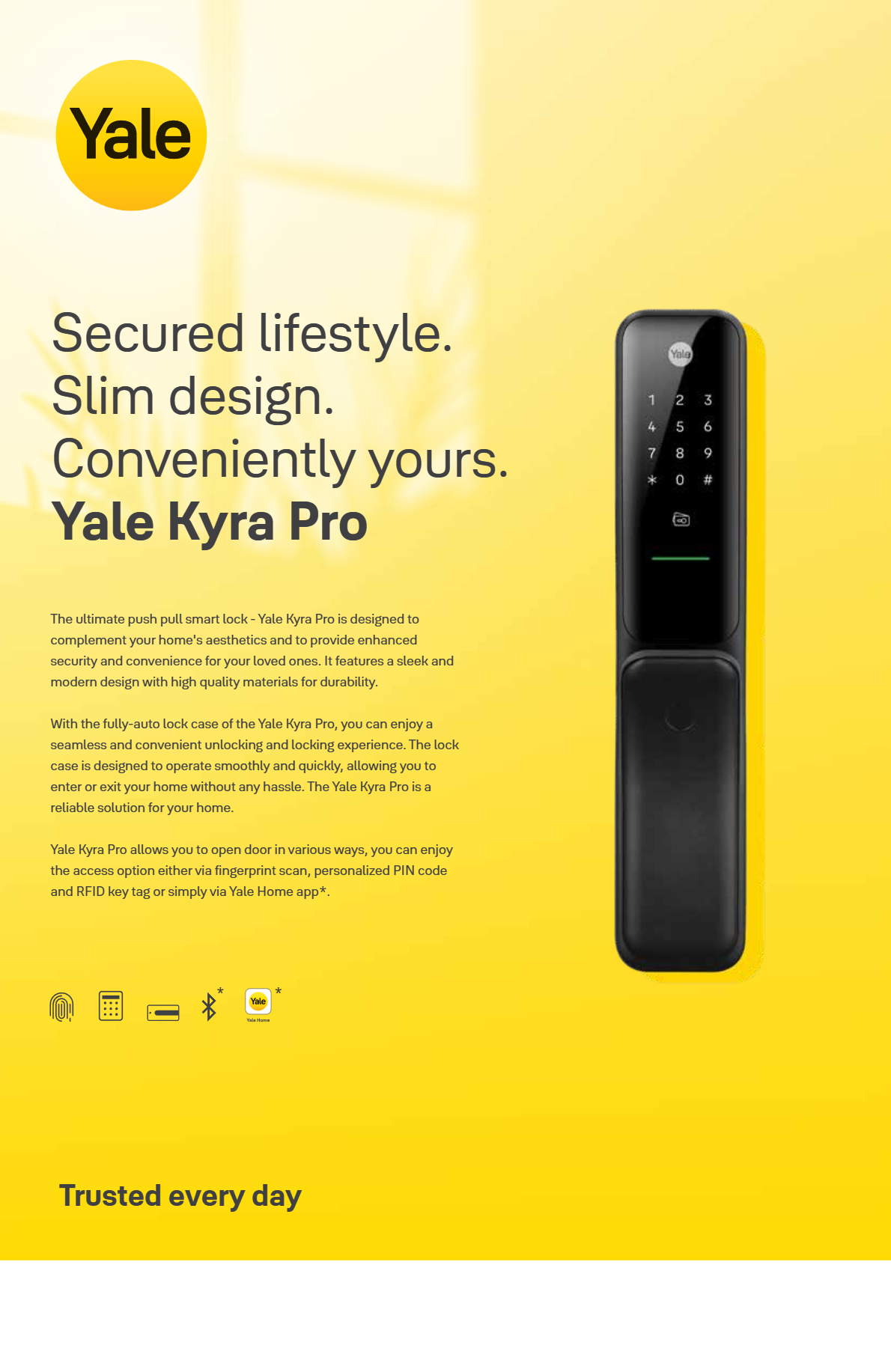 Khóa vân tay Yale Kyra Pro Yale Kyra Pro