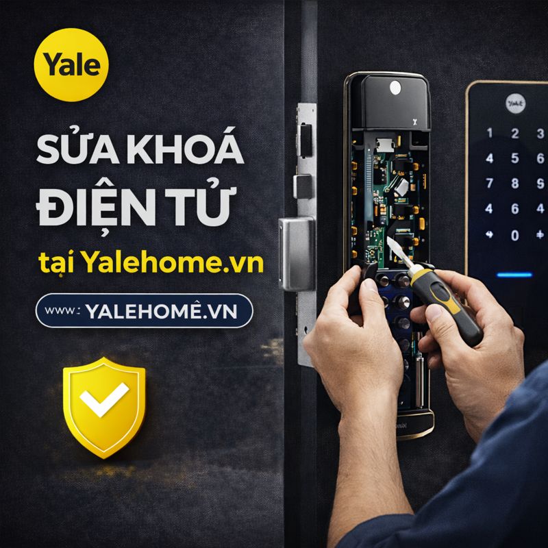 Sửa khoá điện tử Yale Sửa khoá điện tử tại Yalehome.vn