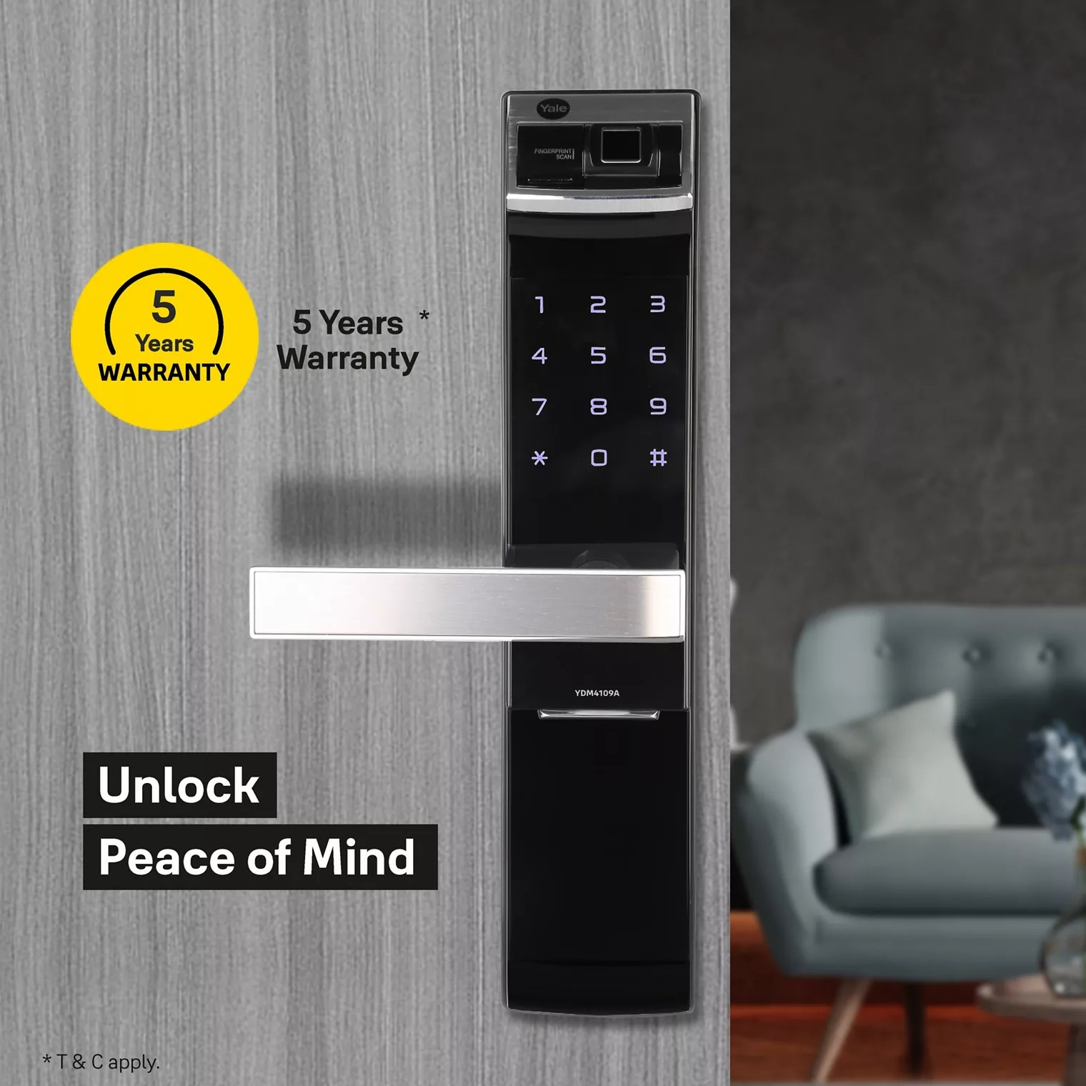 Yale YDM 4109A Black Yale YDM 4109A Black 7