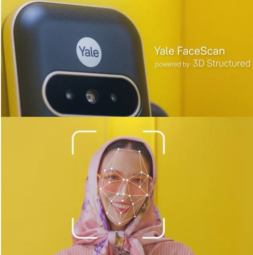 Khóa Điện Tử Yale Luna Pro+ chuc nang nhan dien khuon mat cua KHOA THONG MINH NHAN DIEN KHUON MAT YALE LUNAR PRO