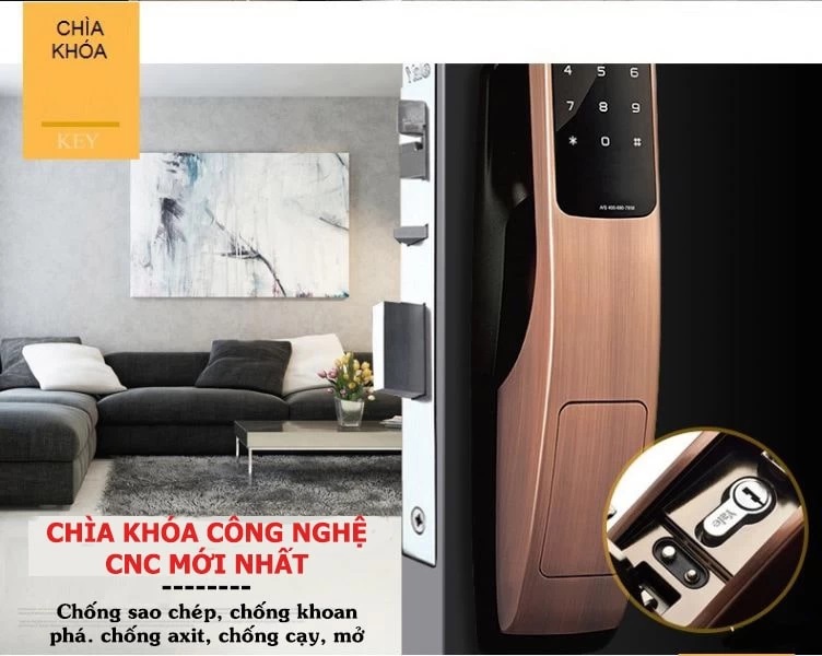 Yale YMG 40 Red Bronze Khoa cua Yale YMG 40 Red Bronze 10
