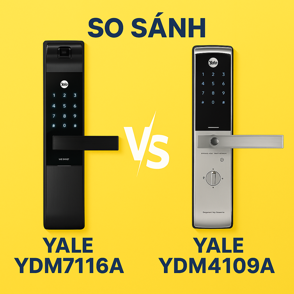 SO SÁNH YALE YDM7116A VÀ YALE YDM4109A – ĐÂU LÀ LỰA CHỌN TỐI ƯU? SO SANH YALE YDM7116A VA YALE YDM4109A – DAU LA LUA CHON TOI UU