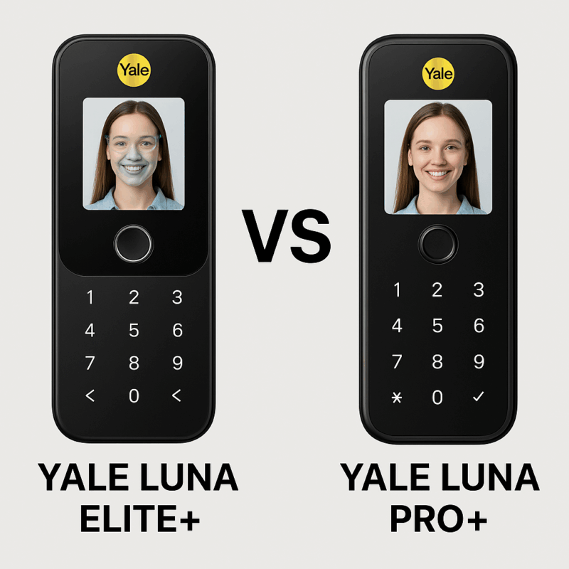 So sánh khoá khuôn mặt Yale Luna Elite+ và khoá khuôn mặt Yale Luna Pro+ So sánh khoá khuôn mặt Yale Luna Elite+ và khoá khuôn mặt Yale Luna Pro+