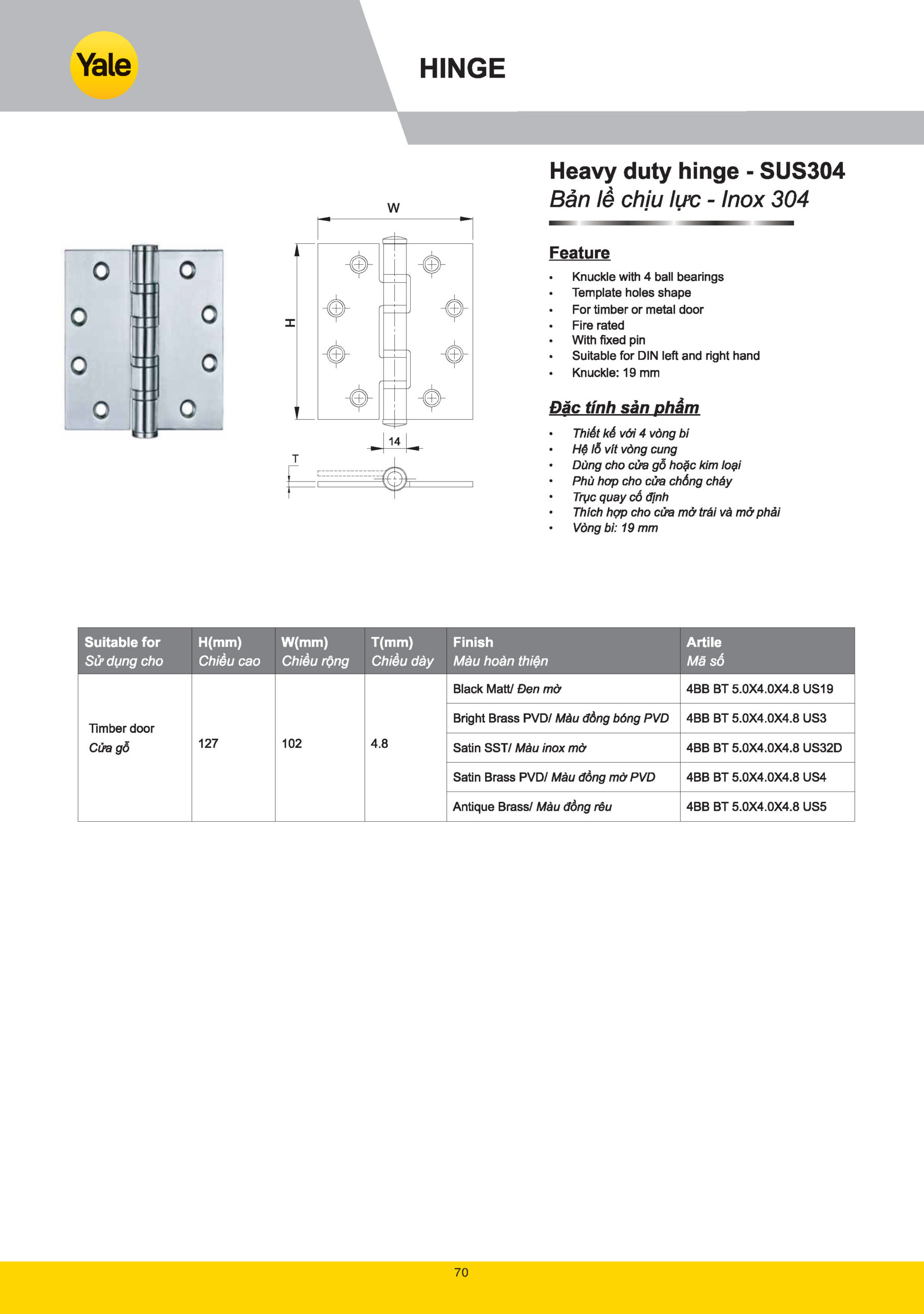 Bản Lề Yale catalogue yale 2025 Page 068 scaled