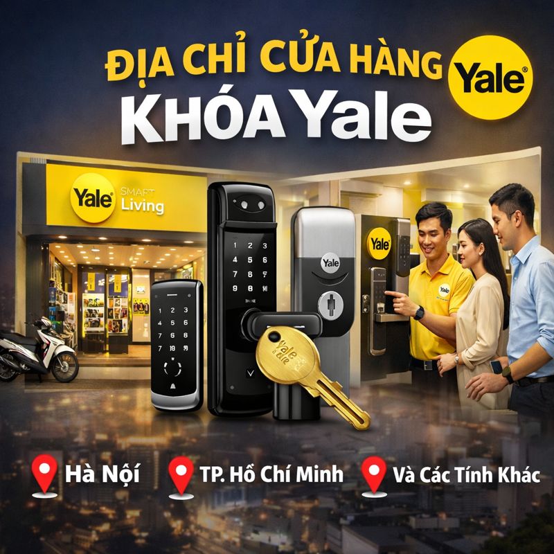 Địa chỉ cửa hàng Khoá Yale Địa chỉ cửa hàng Khoá Yale