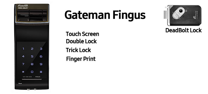 So sánh 2 thương hiệu Khoá Yale Mỹ và Gateman Hàn Quốc Khoa van tay Gateman Fingus 2