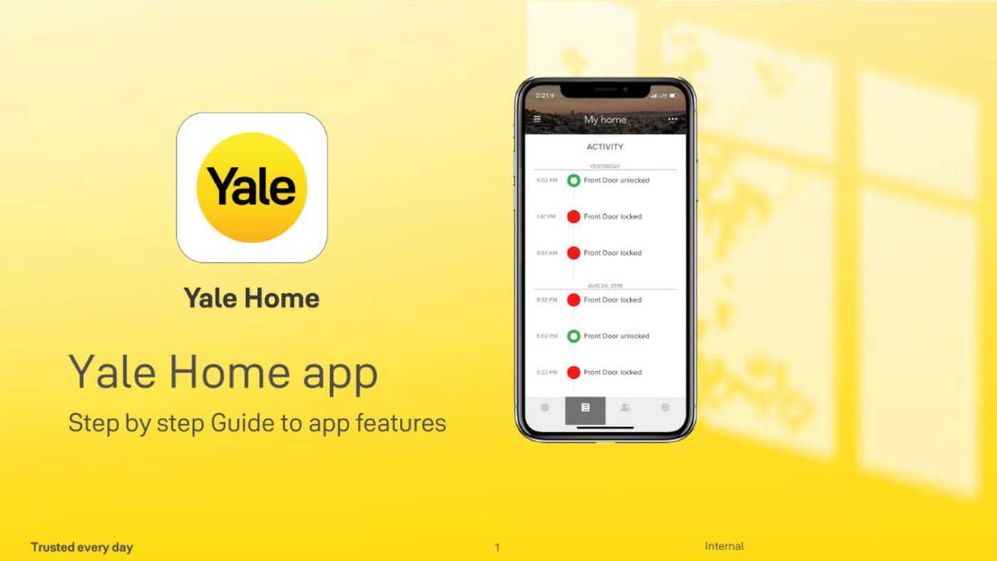 HƯỚNG DẪN CÀI ĐẶT VÀ KẾT NỐI ỨNG DỤNG YALE HOME