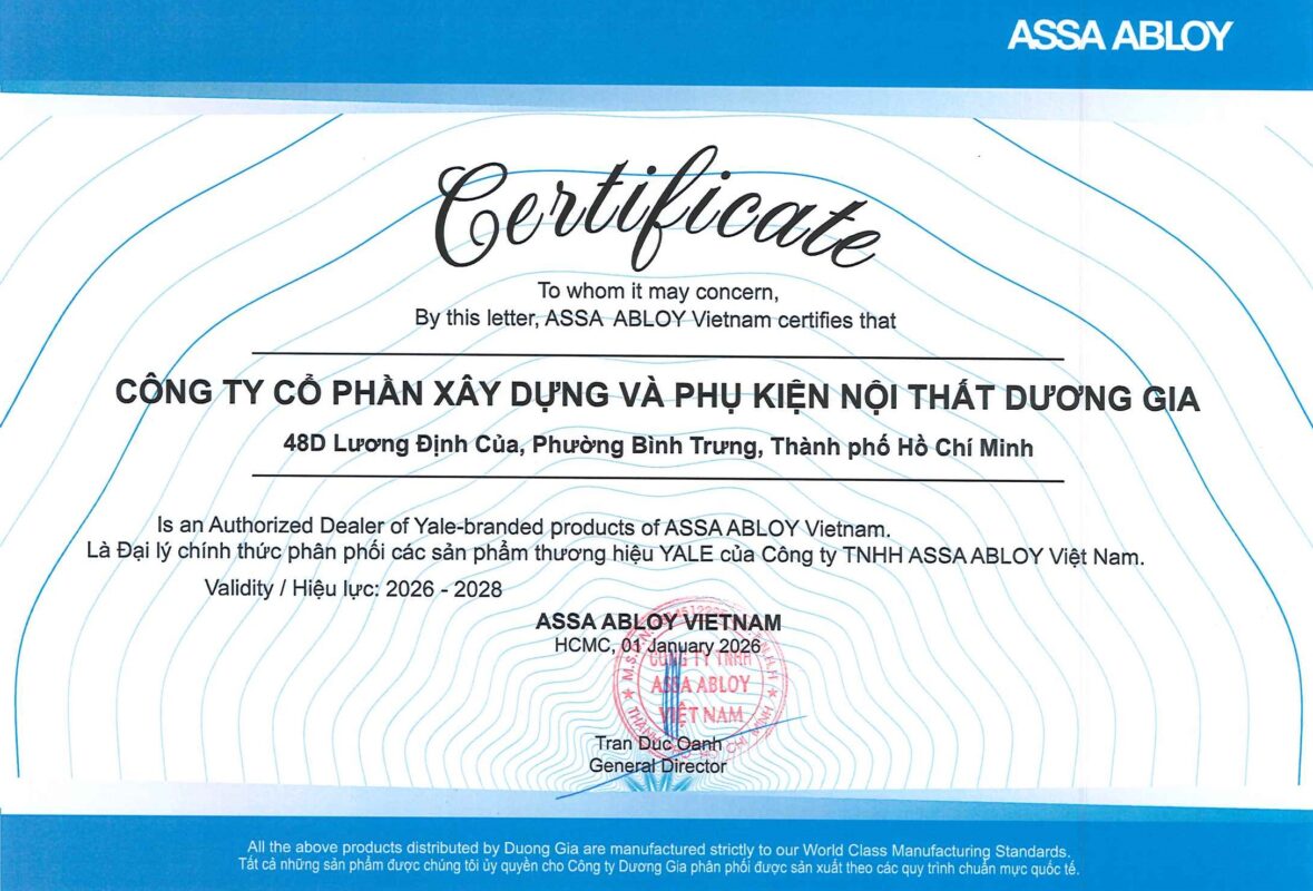 Khoá điện tử Yale YDME 50 NXT Yale Duong Gia Dai ly phan phoi chinh thuc cac san pham thuong hieu Yale 2