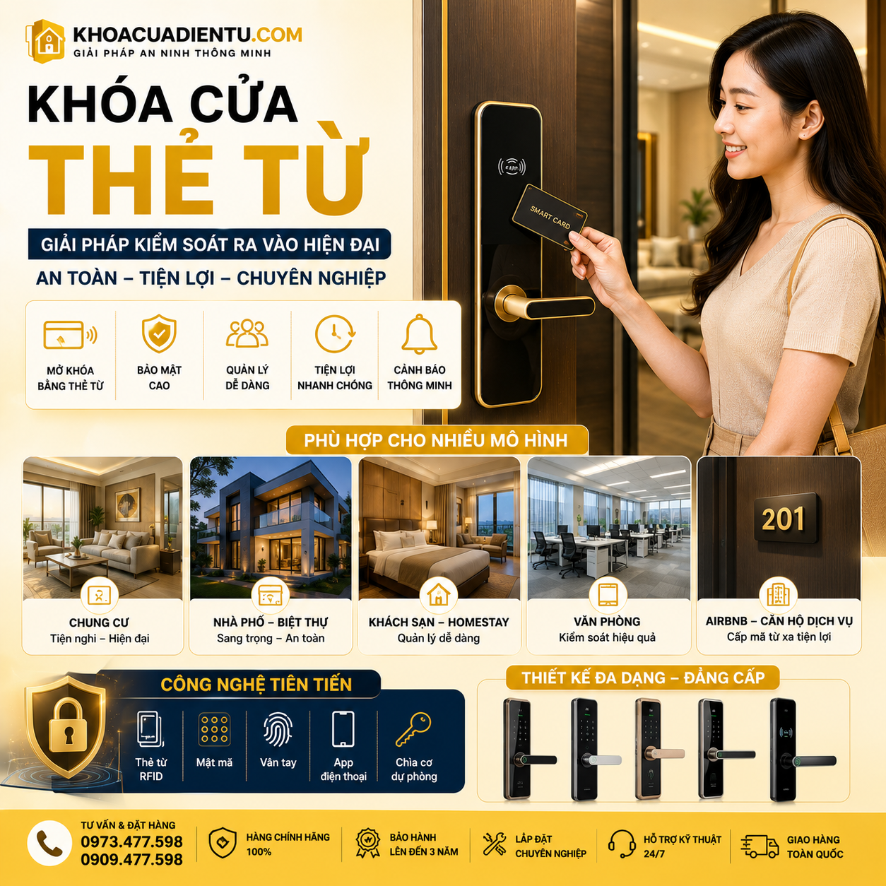 Khóa điện tử là gì? Tất cả về Khóa cửa điện tử KHOA THE TU