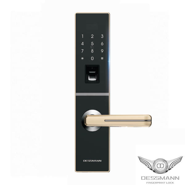 Khóa điện tử là gì? Tất cả về Khóa cửa điện tử Khoa dien tu DESSMANN G811 II