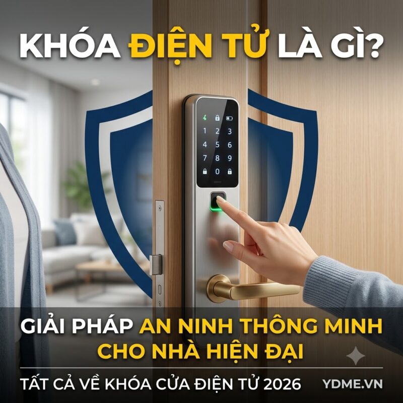 Khóa điện tử là gì? Tất cả về Khóa cửa điện tử