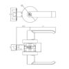 Khóa Tay Nắm Gạt Yale VL8327 US15 Yale VL8327 US15